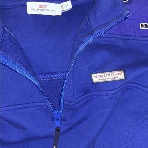 Vineyard Vines Tops - Vineyard Vines Royal Blue Quarter Zip Vineyard Vines Tops - Vineyard Vines Royal Blue Quarter Zip